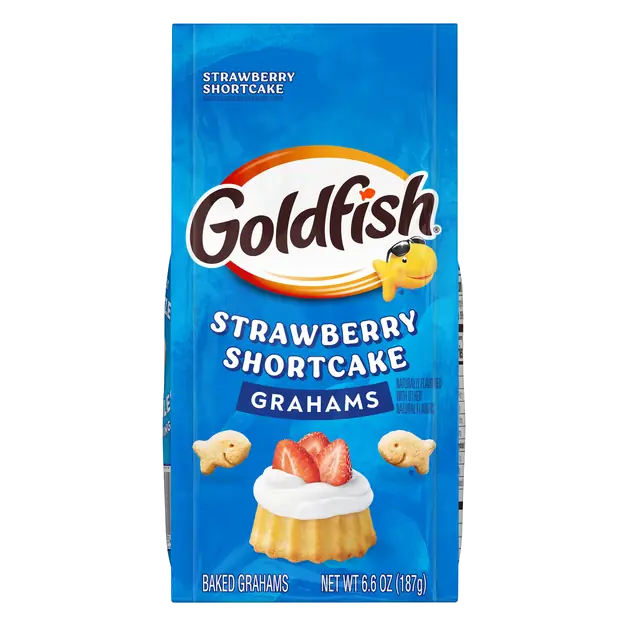 Strawberry Shortcake Baked Grahams