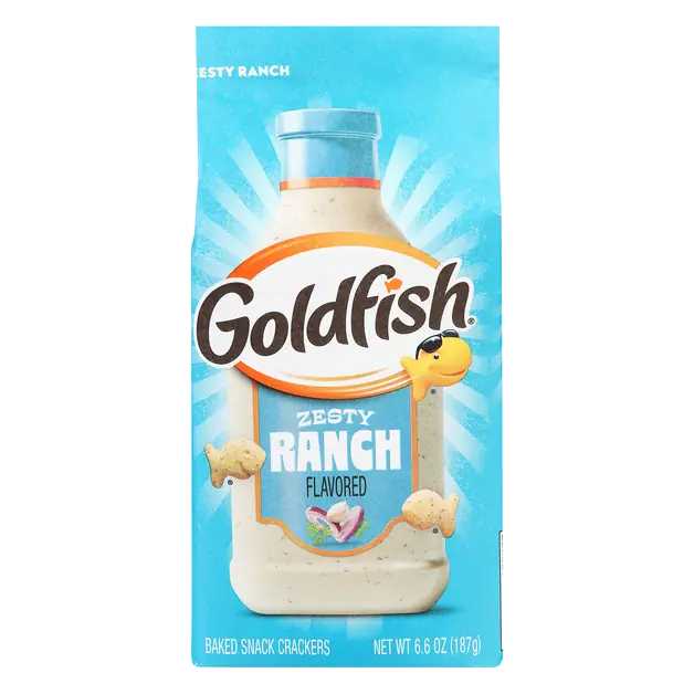 Zesty Ranch Flavored Baked Snack Crackers