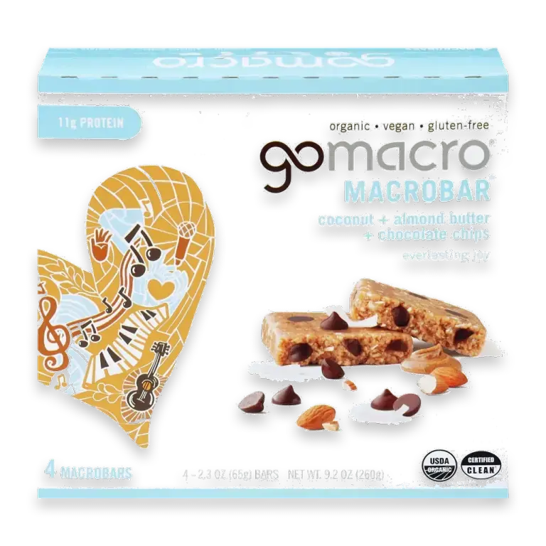 Coconut Almond Butter Chocolate Chips Macrobar