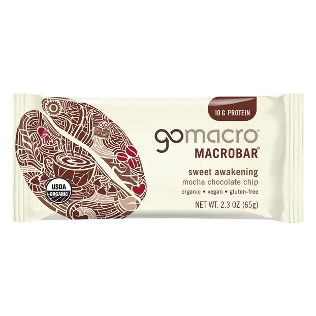 Mocha Chocolate Chip Sweet Awakening Macrobar