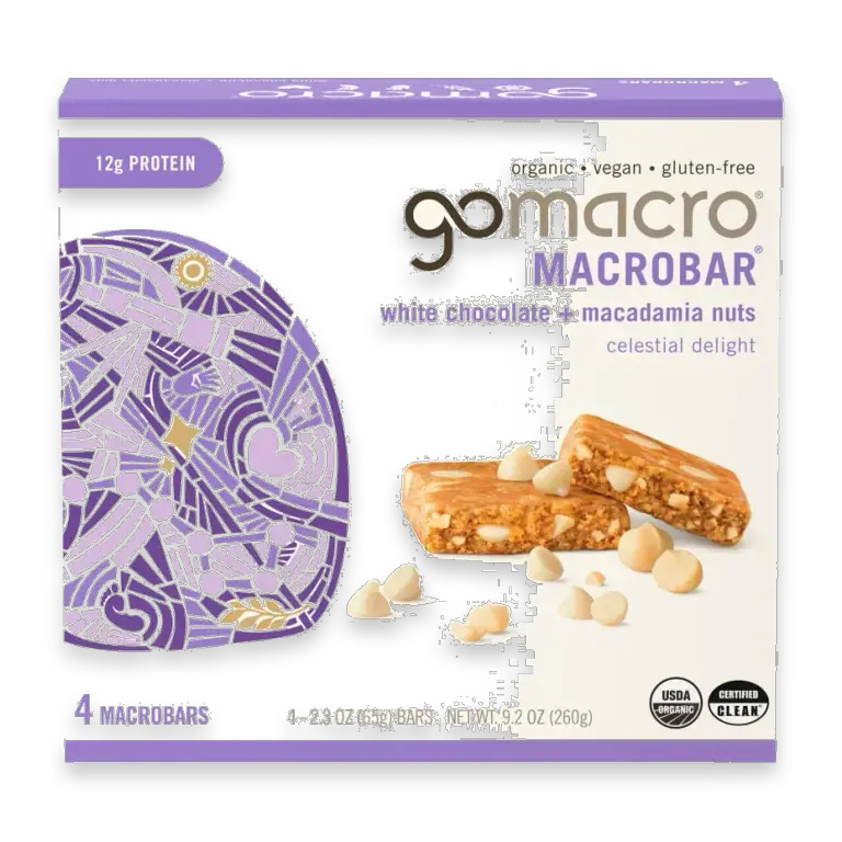 White Chocolate + Macadamia Nuts MacroBar