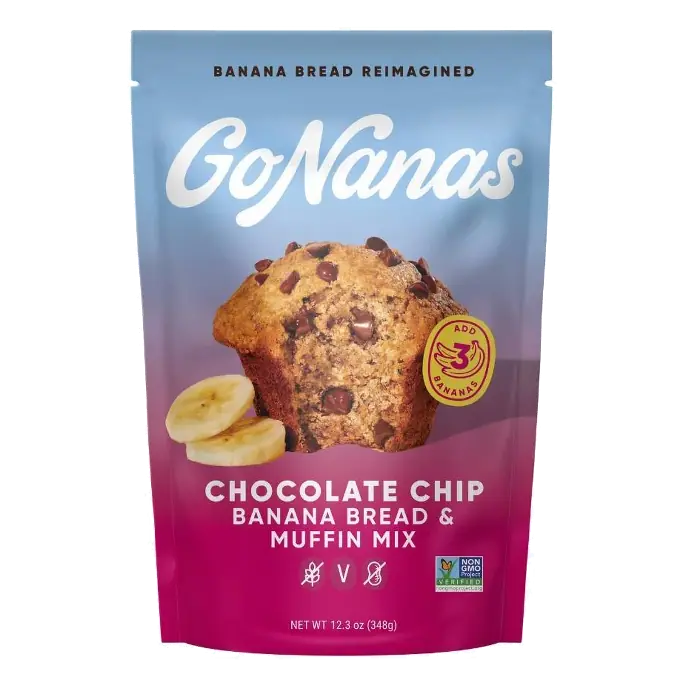 GoNanas Chocolate Chip Banana Bread Mix, 12.3oz