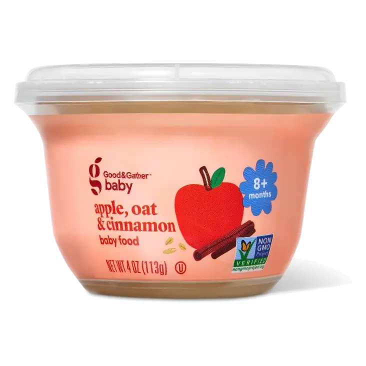 Apple Cinnamon Oats Baby Food - 4oz - Good & Gather™