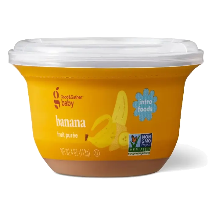 Baby Food Tub - Banana - 4oz - Good & Gather™