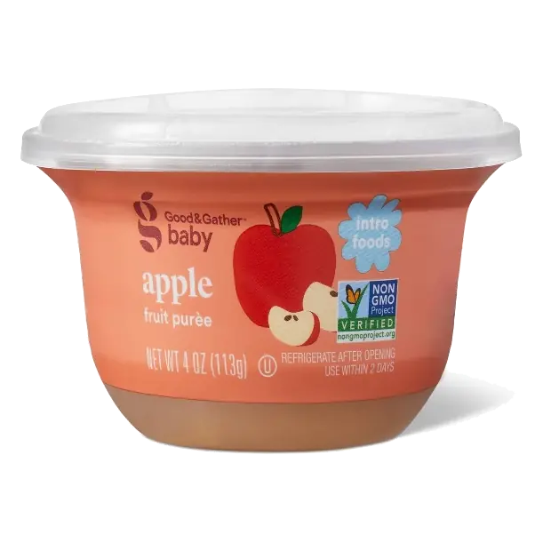 Baby Food Tub - Apple - 4 oz - Good & Gather™