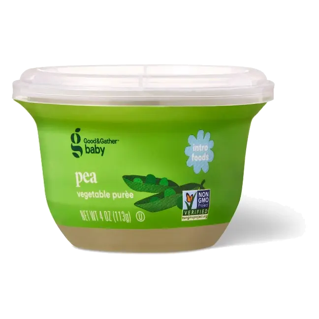 Baby Food Tub - Peas - 4oz - Good & Gather™