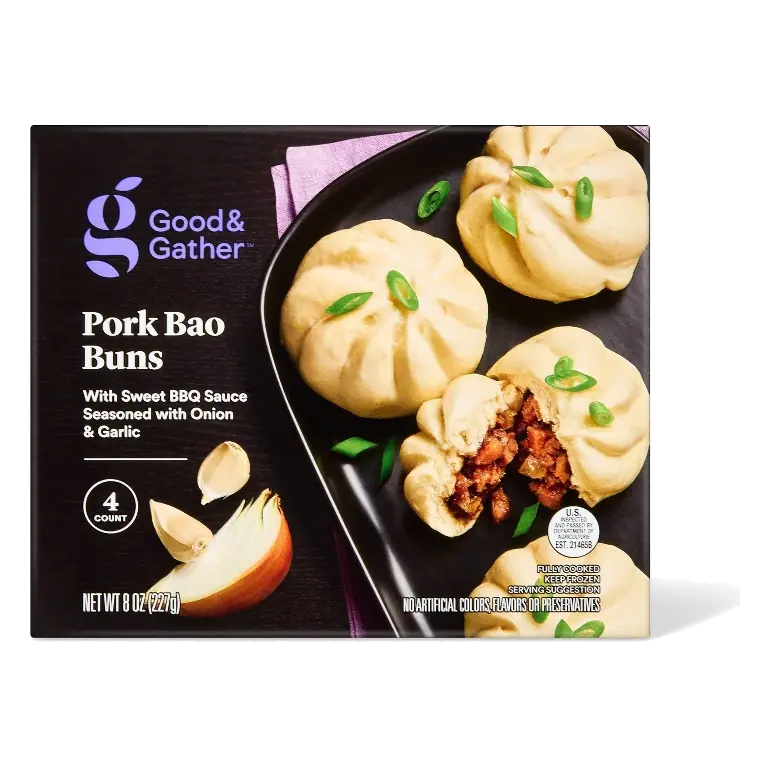 BBQ Pork Bao Buns - 8oz - Good & Gather