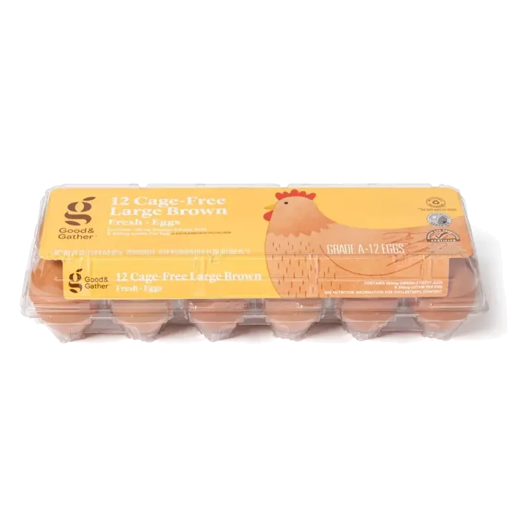 Cage-Free Fresh Grade A Large Brown Eggs - 12ct - Good & Gather™