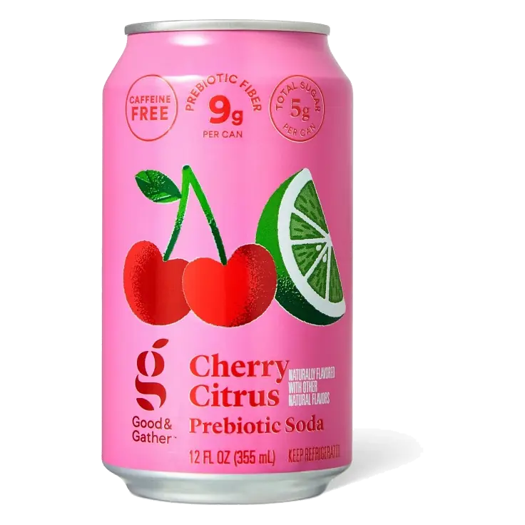 Cherry Citrus Prebiotic Soda - 12 fl oz - Good & Gather™