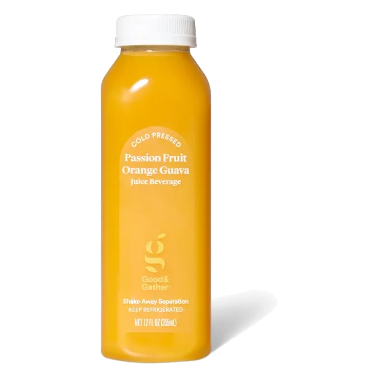 Cold Pressed Passion Orange Guava Juice Beverage - 12 fl oz - Good & Gather™