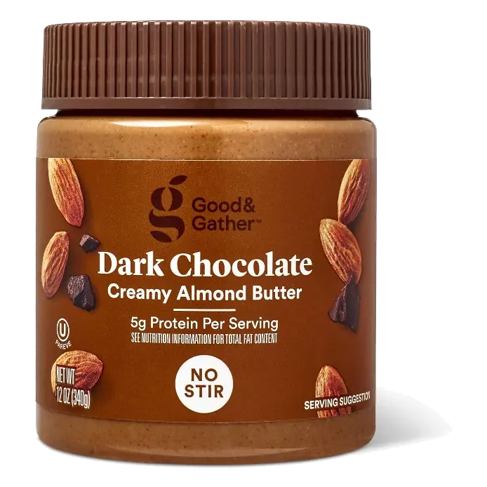Creamy Dark Chocolate Almond Butter No Stir - 12oz - Good & Gather™