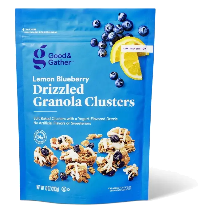 Drizzled Lemon Blueberry Granola Clusters - 10oz - Good & Gather™
