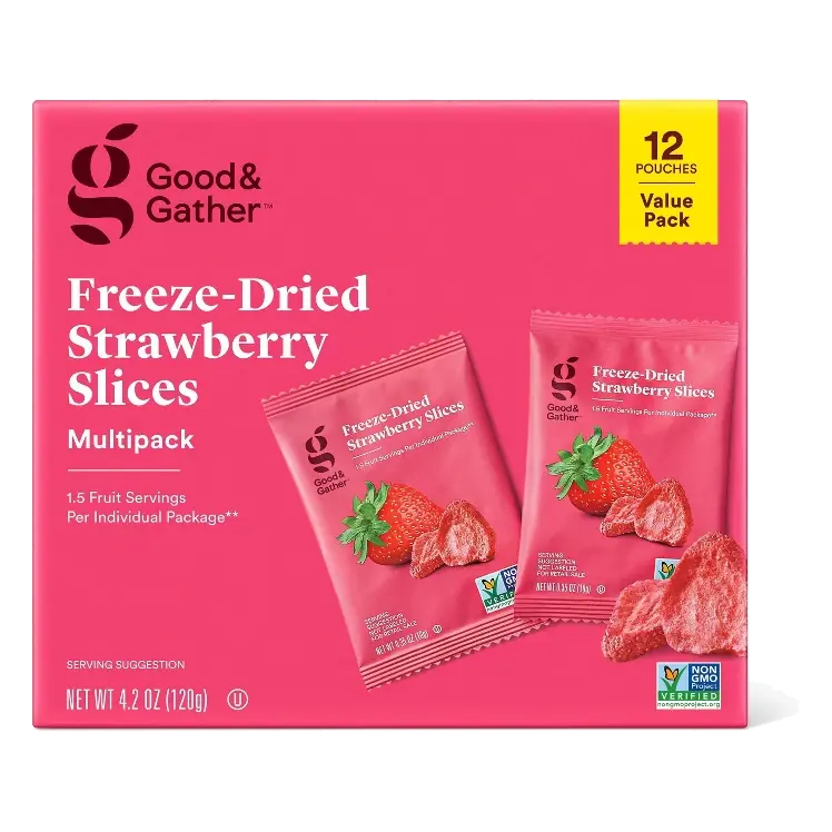 Freeze Dried Strawberry Slices - 12ct - Good & Gather™