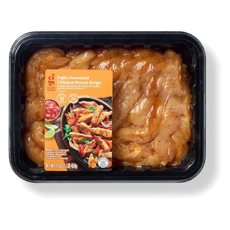 Fresh Fajita Seasoned Chicken Breast Strips Meal Kit - 16oz - Good & Gather™