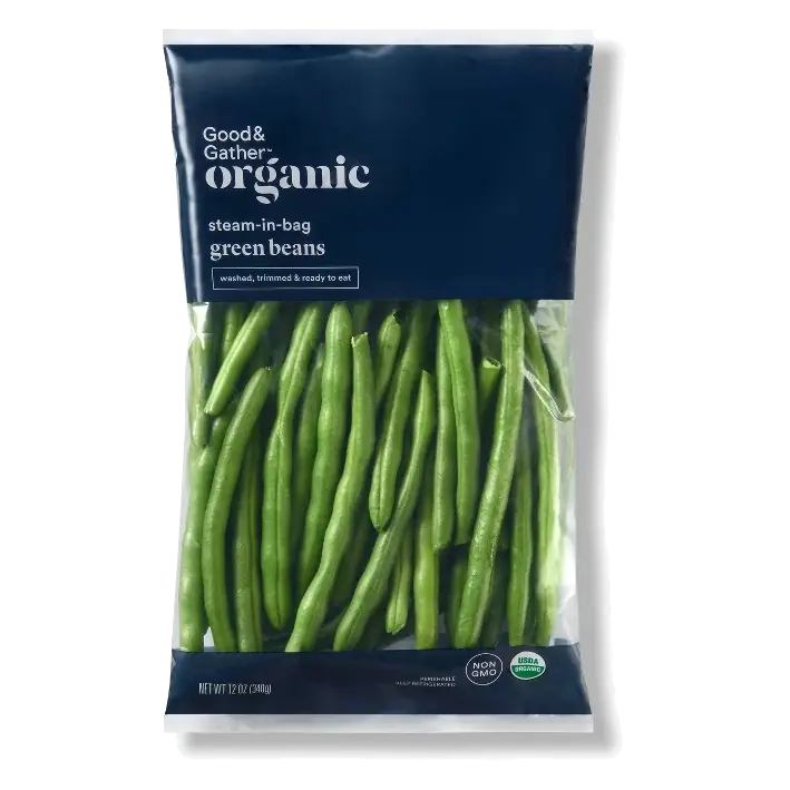 Fresh Organic Steam-in-Bag Green Beans - 12oz - Good & Gather™