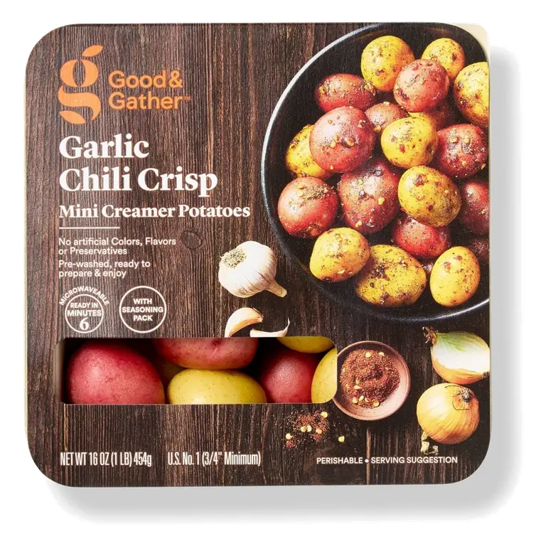 Garlic Chili Crisp Mini Creamer Potatoes - 16oz - Good & Gather™