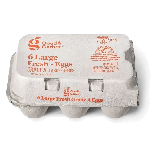 Grade A Large Eggs, 6ct
