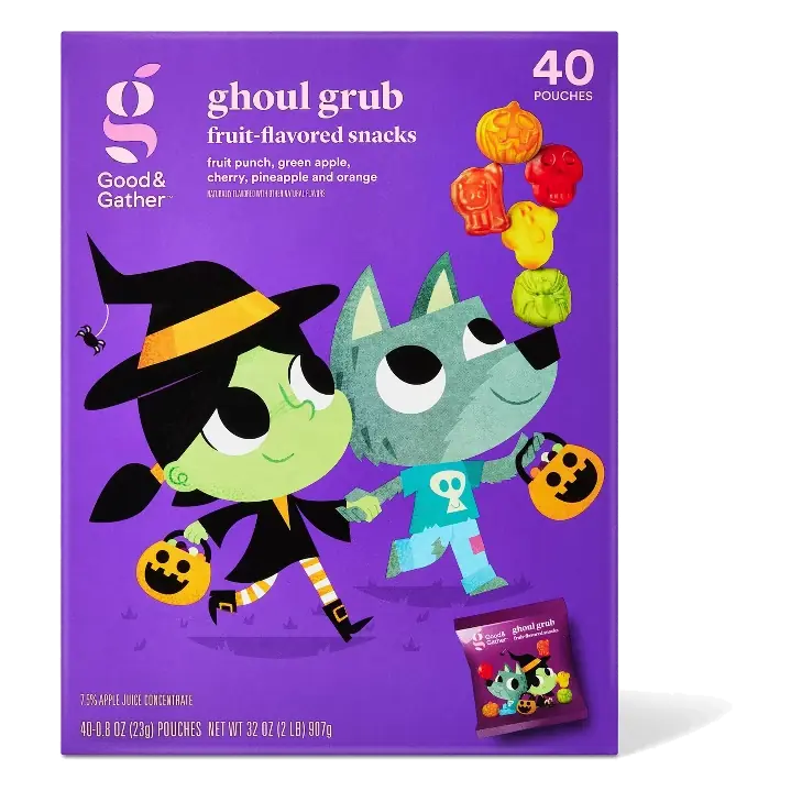 Halloween Fruit Flavored Snacks - 32oz/40ct - Good & Gather™
