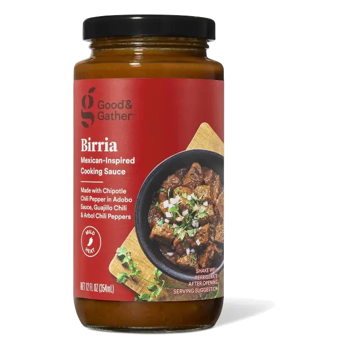 Mexican-Inspired Birria Cooking Sauce - 12 fl oz - Good & Gather™
