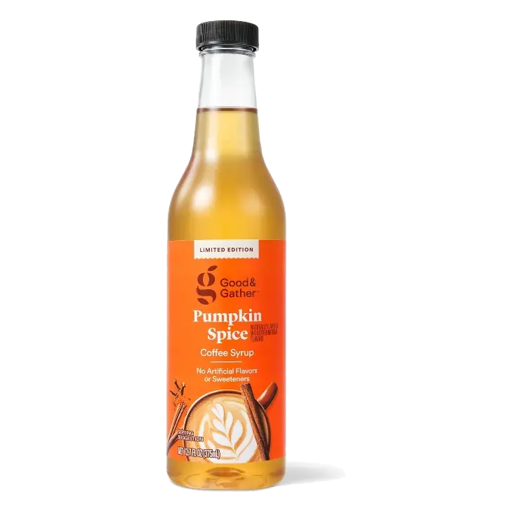 Naturally Flavored Pumpkin Spice Coffee Syrup - 12.7 fl oz - Good & Gather™