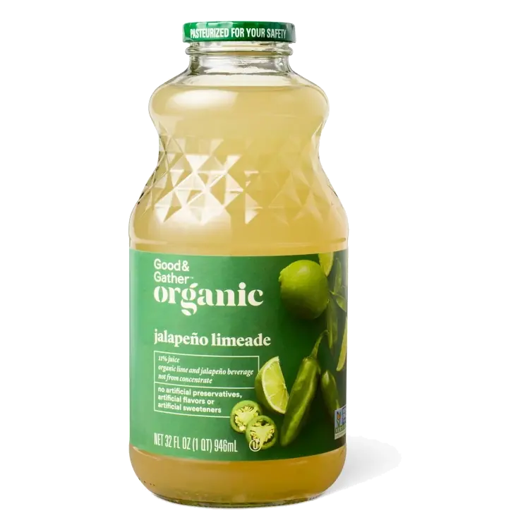 Organic Jalapeno Limeade Juice Drink - 32 fl oz Good & Gather™