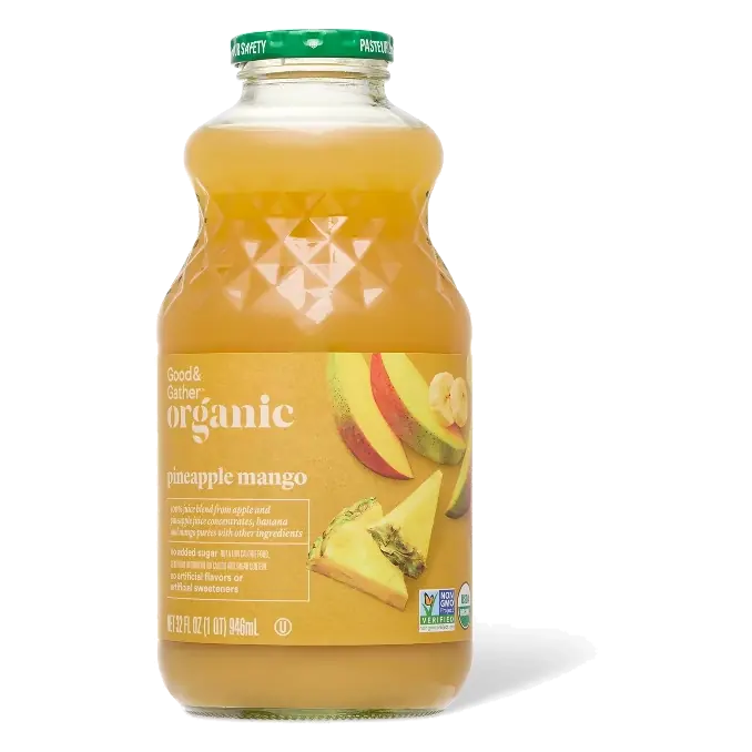 Organic Pineapple and Mango Juice From Concentrate - 32 fl oz - Good & Gather™