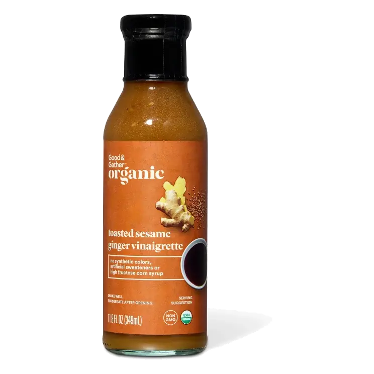 Organic Toasted Sesame Ginger Vinaigrette - 11.8 fl oz - Good & Gather™