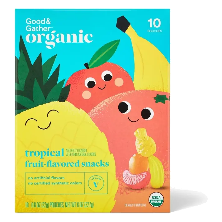 Organic Tropical Fruit Snacks - 8oz/10ct - Good & Gather™
