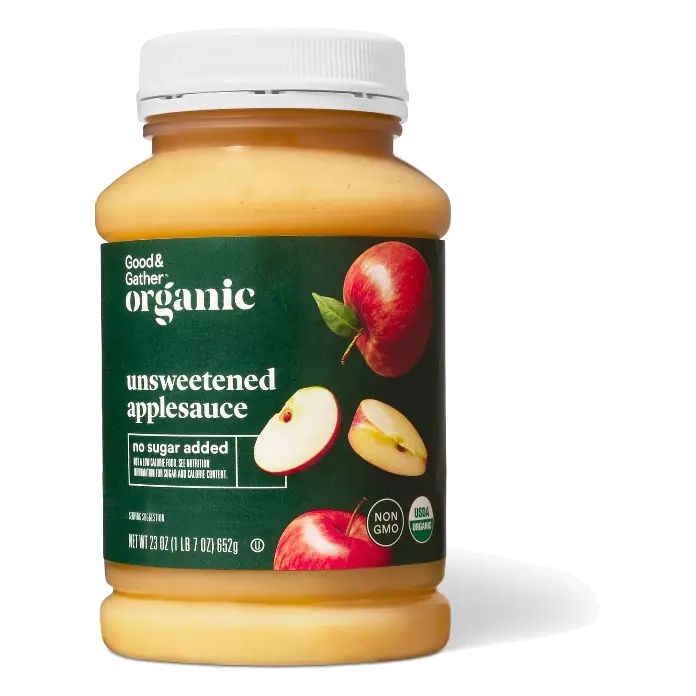 Organic Unsweetened Applesauce Jar - 23oz - Good & Gather™