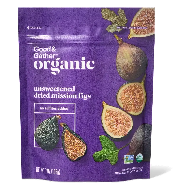 Organic Unsweetened Dried Mission Figs - 7oz - Good & Gather™