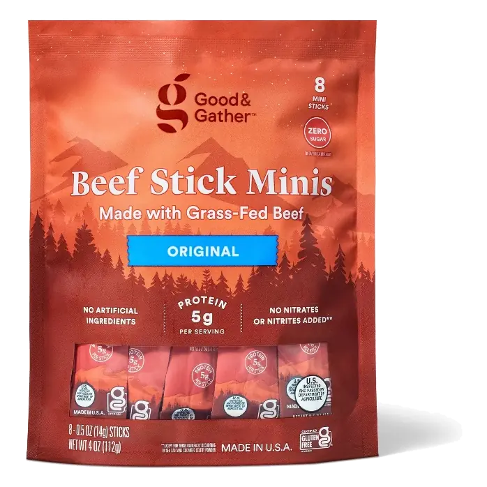 Original Beef Sticks Minis - 5g Protein - 4oz/8ct - Good & Gather™