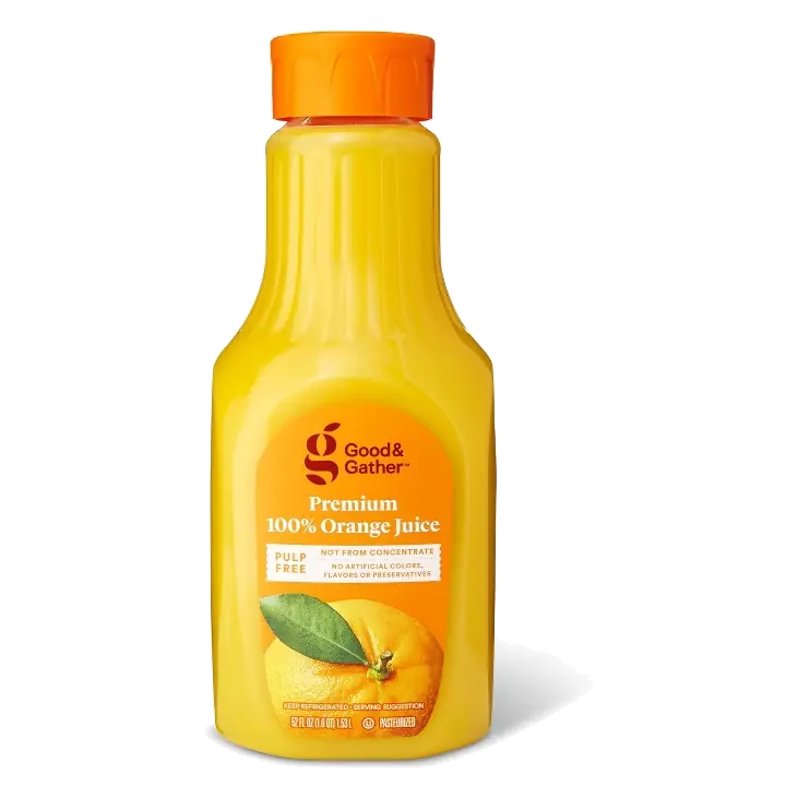 Pulp Free 100% Orange Juice Not From Concentrate, 52 fl oz
