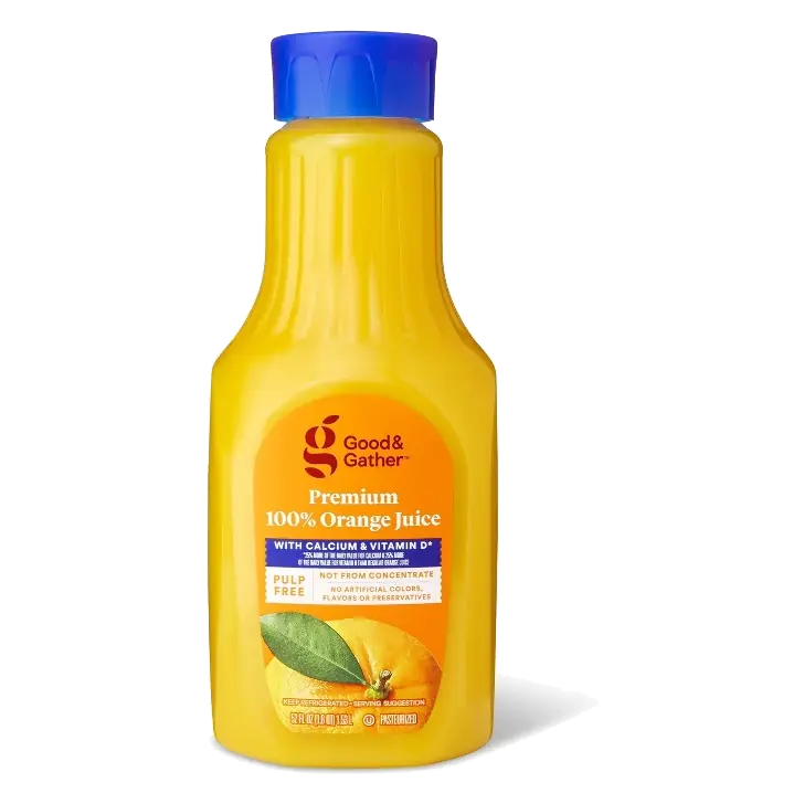 Pulp Free 100% Orange Juice Not From Concentrate w/ Calcium & Vitamin D, 52 fl oz