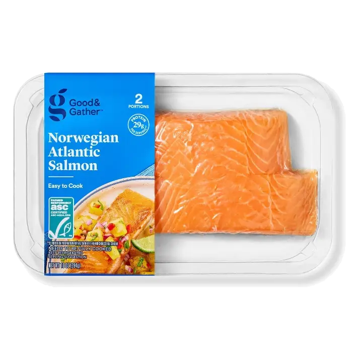 Skin-On Atlantic Salmon - 10oz/2pk - Good & Gather™