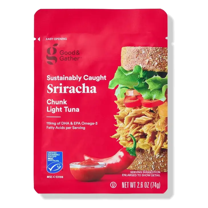 Sriracha Chunk Light Tuna- 2.6oz - Good & Gather™