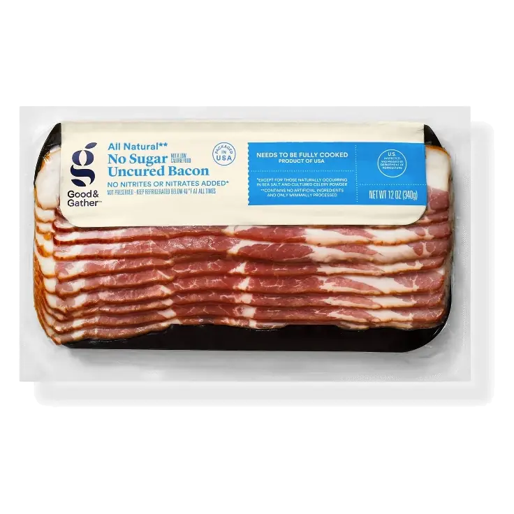 Sugar Free Uncured Bacon Thick Cut - 12oz - Good & Gather™