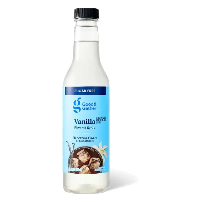 Sugar Free Vanilla Naturally Flavored with other Natural Flavors Flavored Syrup - 12.7 fl oz - Good & Gather™