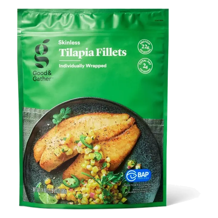 Tilapia Skinless Fillets - Frozen - 24oz - Good & Gather™