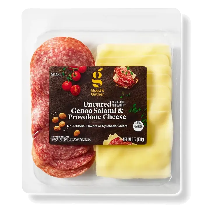 Uncured Genoa Salami and Provolone Cheese Tray - 6oz - Good & Gather™