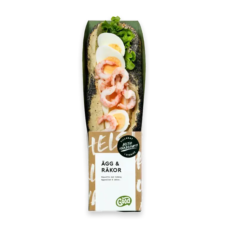 Baguette Ägg & Räkor 285g