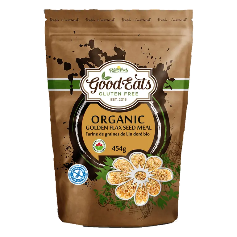 Organic Gluten-Free Golden Flaxseed Meal 454 g