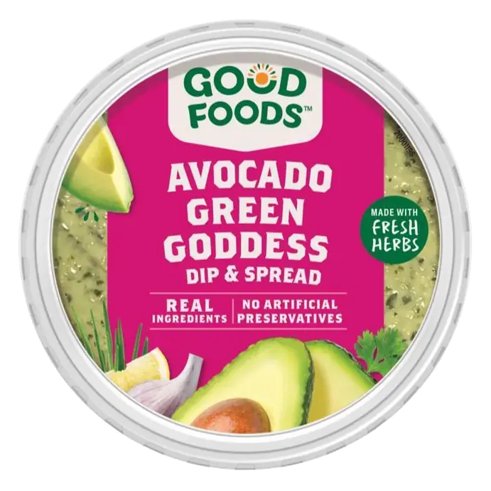 Good Foods Avocado Green Goddess Dip, 8oz