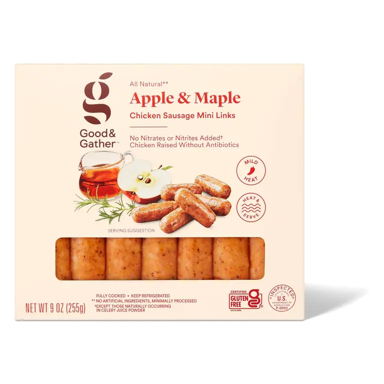 Apple & Maple Chicken Sausage Mini Links