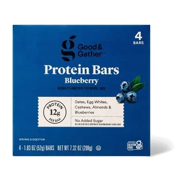 Blueberry Protein Bars