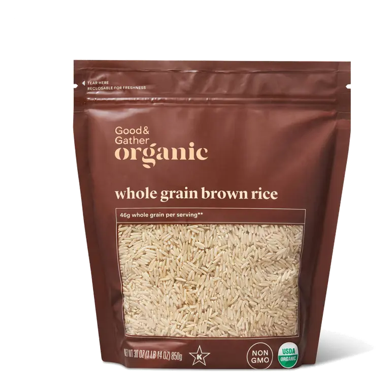 Brown Whole Grain Rice