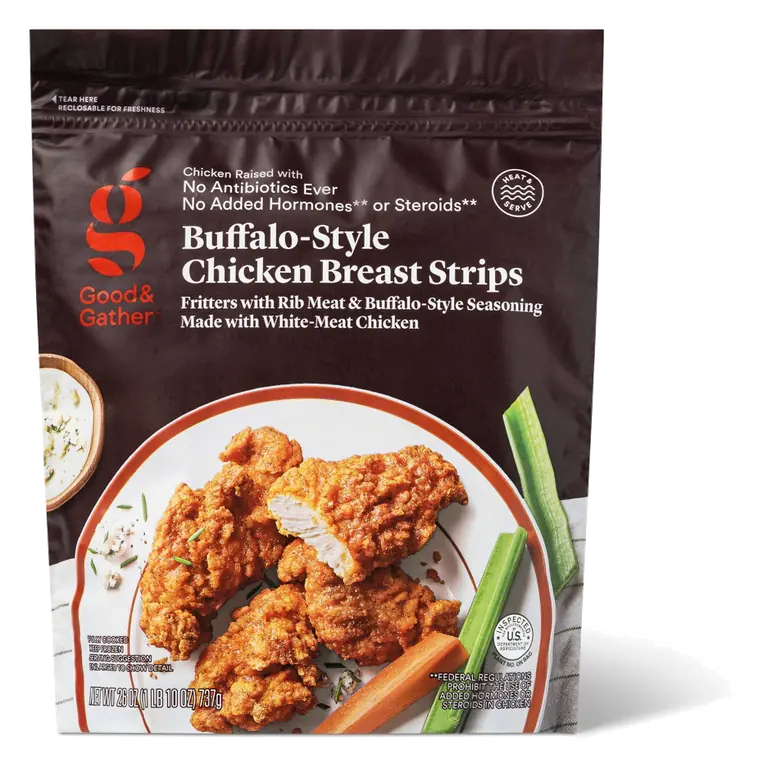 Buffalo-Style Chicken Breast Strips