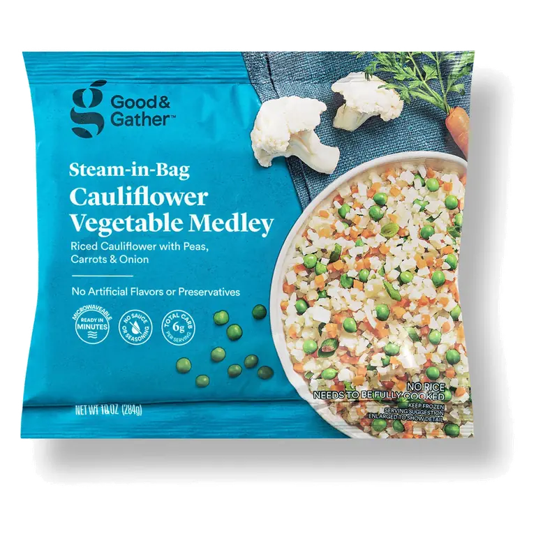 Cauliflower Vegetable with Peas