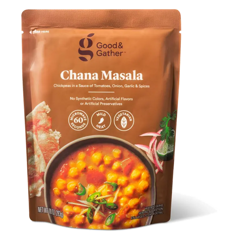 Chana Masala Chickpeas in a Sauce of Tomatoes