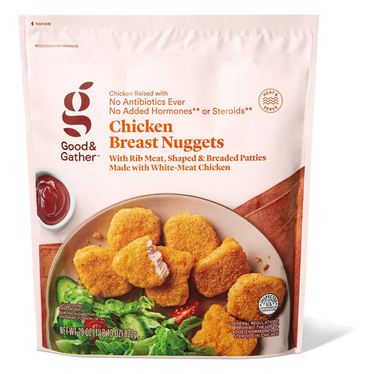 Chicken Breast Nuggets with Rib Meat