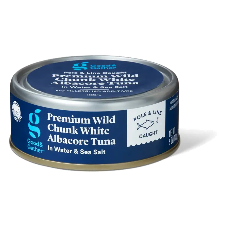 Chunk White Albacore Premium Wild Tuna in Water & Sea Salt
